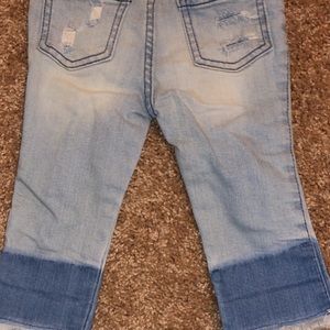Distressed custom baby jeans